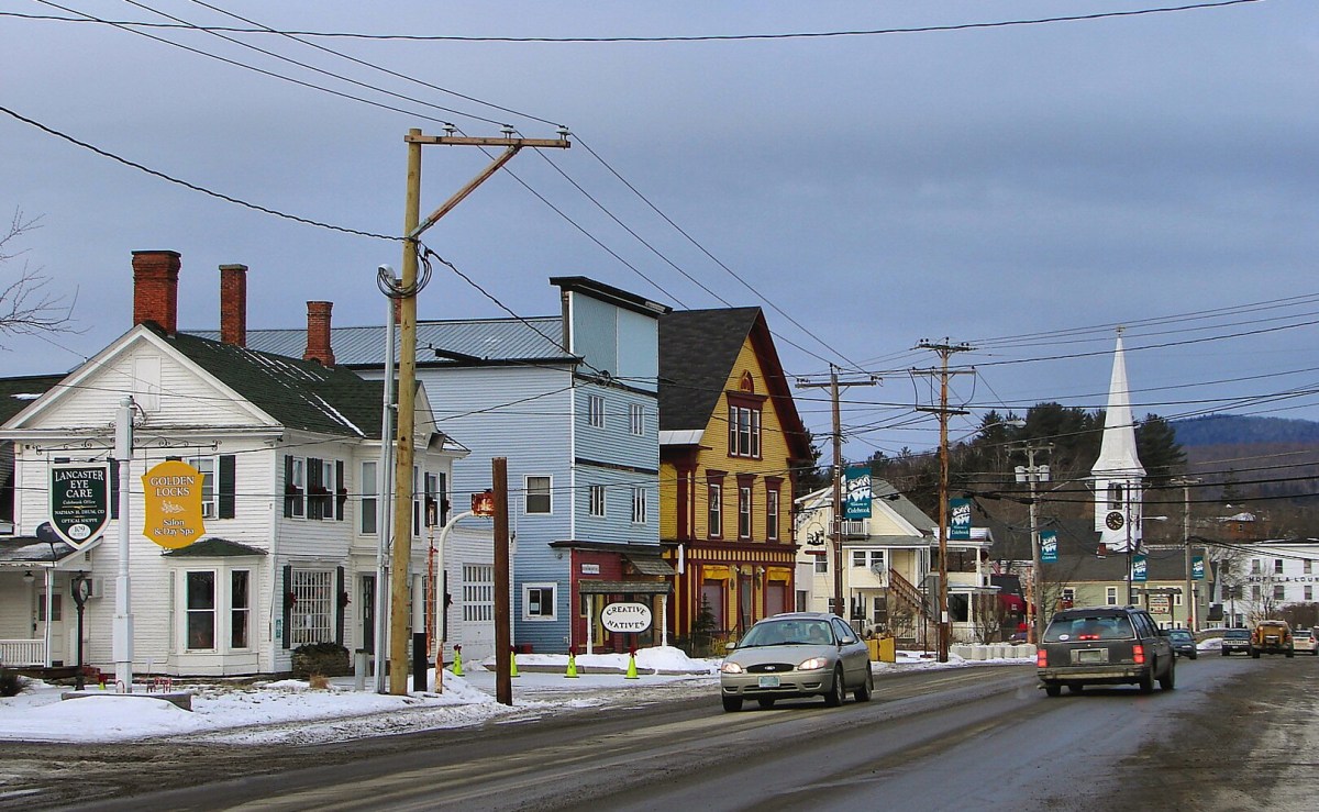 Colebrook, New Hampshire.