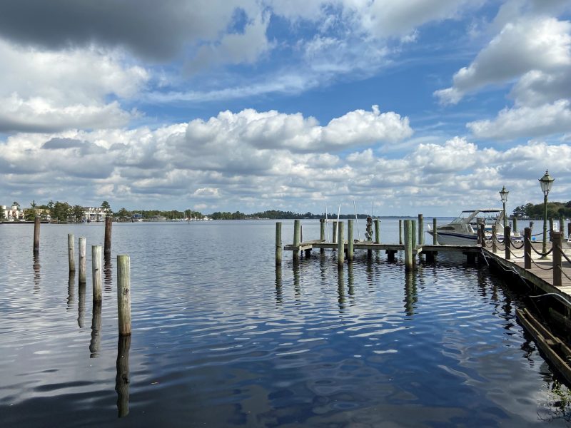 The "Harbor of Hospitality," Elizabeth City, North Carolina, On the Pasquotank River.