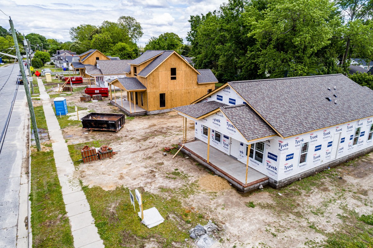 homes under construction