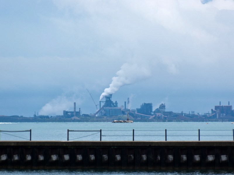 Steel mills near Chicago.