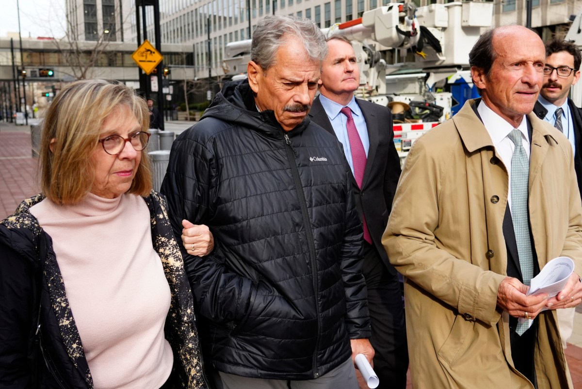 Sam Randazzo leaves the federal courthouse in Cincinnati